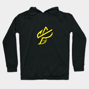 geometric bee design Hoodie